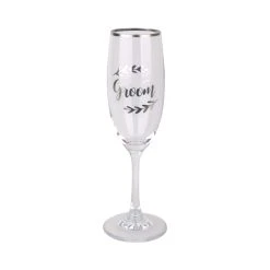 Budget ⭐ Silver Groom Toasting Flute by Celebrate It™ 🥰