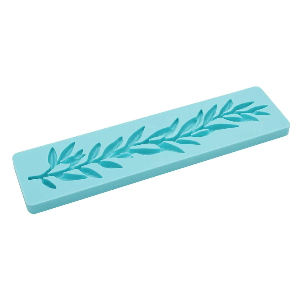 Budget ✔️ 6 Pack: Fern Leaves Silicone Fondant Border Mold by Celebrate It® 🤩 2 Budget ✔️ 6 Pack: Fern Leaves Silicone Fondant Border Mold by Celebrate It® 🤩 - Image 2