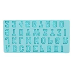 New 🔥 Varsity Font Silicone Fondant Mold by Celebrate It® 🎁