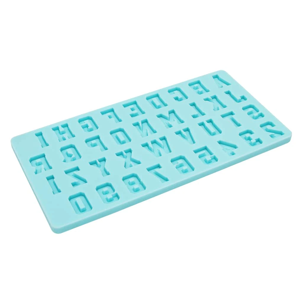 Budget π 6 Pack: Varsity Font Silicone Fondant Mold by Celebrate It® π 2 Budget π 6 Pack: Varsity Font Silicone Fondant Mold by Celebrate It® π - Image 2