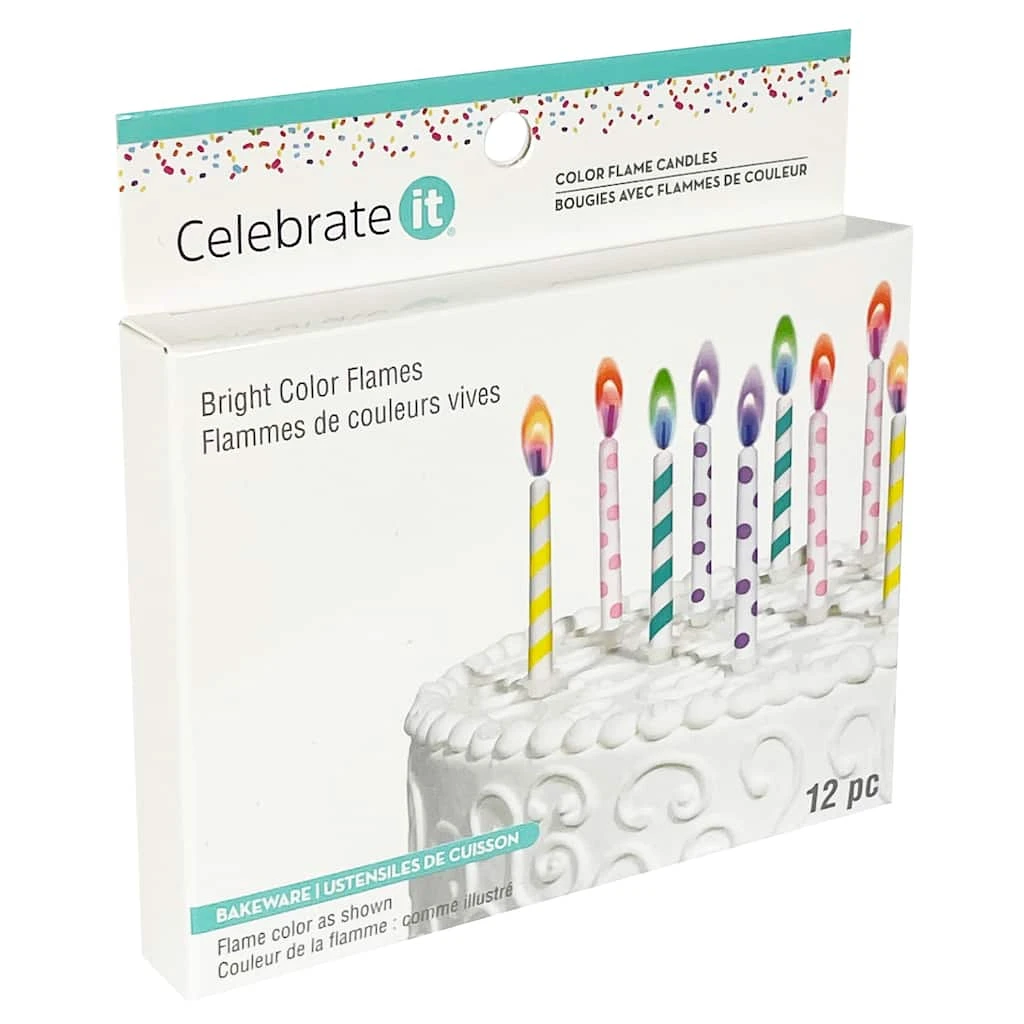 Buy 🧨 12 Packs: 12 ct. (144 total) Printed Pastel Color Flame Candles by Celebrate It® 😀 3 Buy 🧨 12 Packs: 12 ct. (144 total) Printed Pastel Color Flame Candles by Celebrate It® 😀 - Image 3