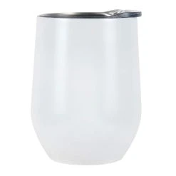 Hot Sale ❤️ 12oz. White Stainless Steel Wine Tumbler by Celebrate It™ ✔️