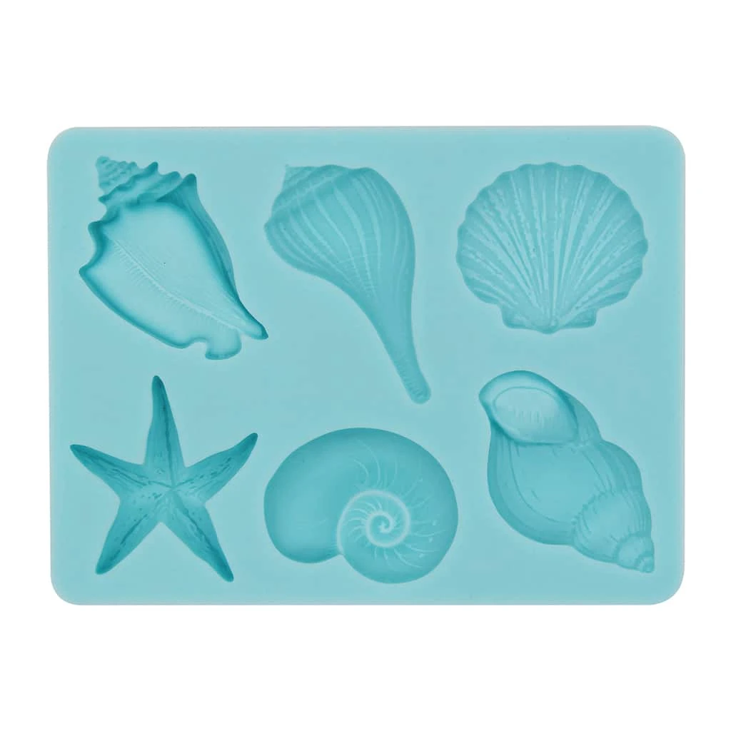 Buy 🔥 6 Pack: Sea Shell Silicone Fondant Mold by Celebrate It® ✔️ 1 Buy 🔥 6 Pack: Sea Shell Silicone Fondant Mold by Celebrate It® ✔️