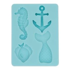 Best Sale 🎁 6 Pack: Ocean Life Silicone Fondant Mold by Celebrate It® 🧨