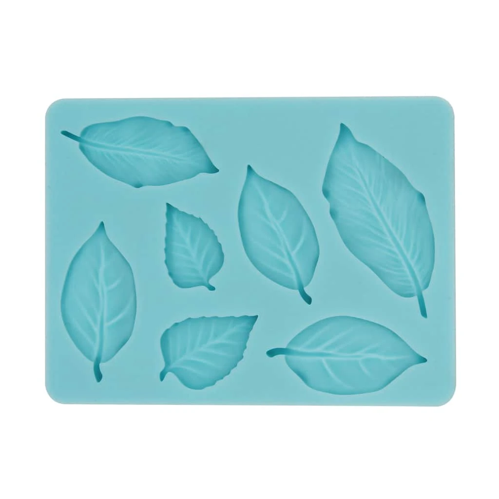 Outlet π 6 Pack: Leaves Silicone Fondant Mold by Celebrate It® π 1 Outlet π 6 Pack: Leaves Silicone Fondant Mold by Celebrate It® π