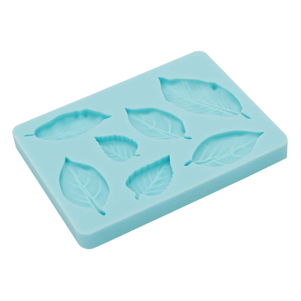 Outlet π 6 Pack: Leaves Silicone Fondant Mold by Celebrate It® π 2 Outlet π 6 Pack: Leaves Silicone Fondant Mold by Celebrate It® π - Image 2