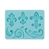 Promo 💯 6 Pack: Fleur-De-Lis Silicone Fondant Mold by Celebrate It® 🥰