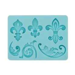 Promo 💯 6 Pack: Fleur-De-Lis Silicone Fondant Mold by Celebrate It® 🥰