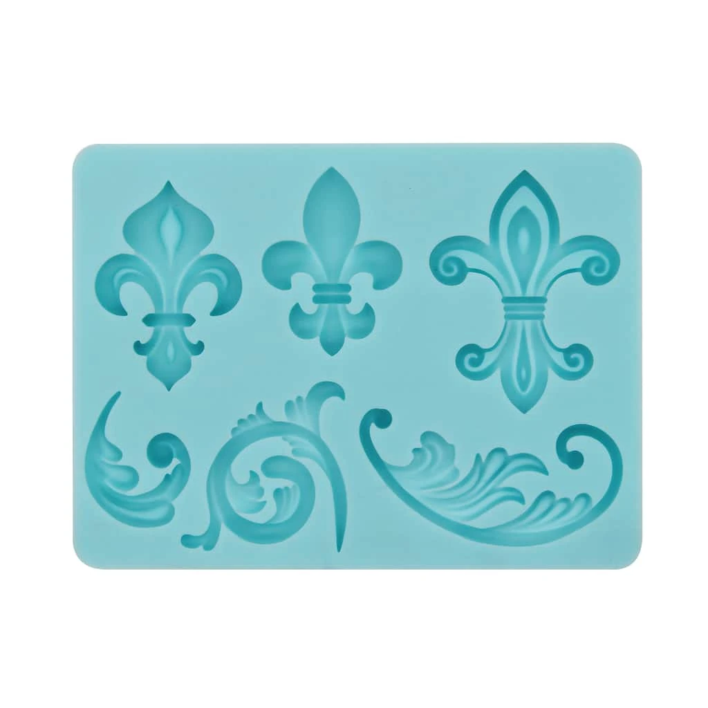 Coupon π Fleur-De-Lis Silicone Fondant Mold by Celebrate It® π 1 Coupon π Fleur-De-Lis Silicone Fondant Mold by Celebrate It® π
