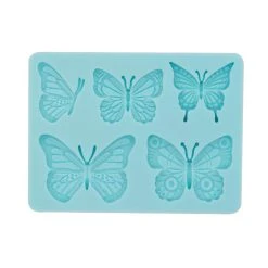 Outlet 🥰 6 Pack: Butterflies Silicone Fondant Mold by Celebrate It® 🎉
