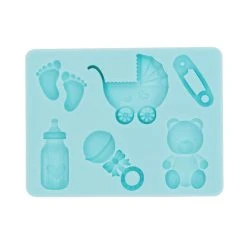 New ✔️ Baby Silicone Fondant Mold by Celebrate It® 🤩