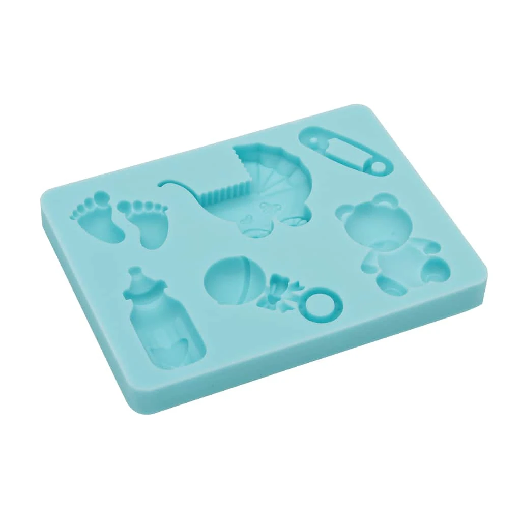 Wholesale ⭐ 6 Pack: Baby Silicone Fondant Mold by Celebrate It® ✨ 2 Wholesale ⭐ 6 Pack: Baby Silicone Fondant Mold by Celebrate It® ✨ - Image 2
