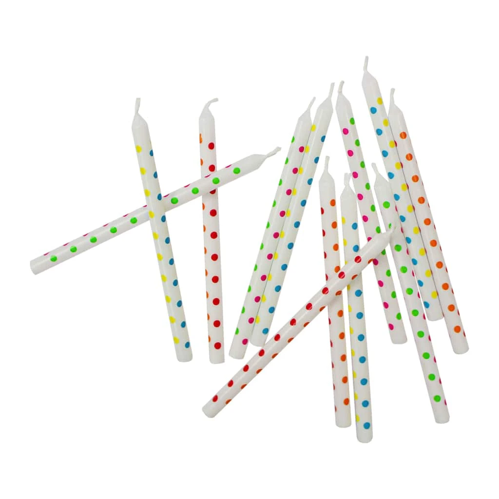 Deals ❤️ Polka Dot Birthday Candles by Celebrate It™ 👍 1 Deals ❤️ Polka Dot Birthday Candles by Celebrate It™ 👍
