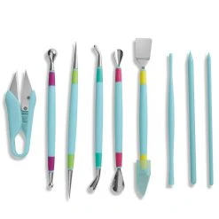 Wholesale ⭐ 6 Pack: Fondant Modeling 10 Piece Tool Kit by Celebrate It® 😀 -Celebrate It Sales Shop 10664579 3 1