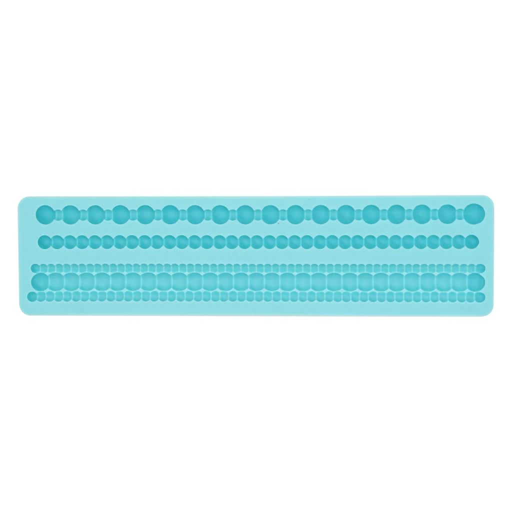 Deals 🤩 6 Pack: Pearls Silicone Fondant Border Mold by Celebrate It® ✨ 1 Deals 🤩 6 Pack: Pearls Silicone Fondant Border Mold by Celebrate It® ✨