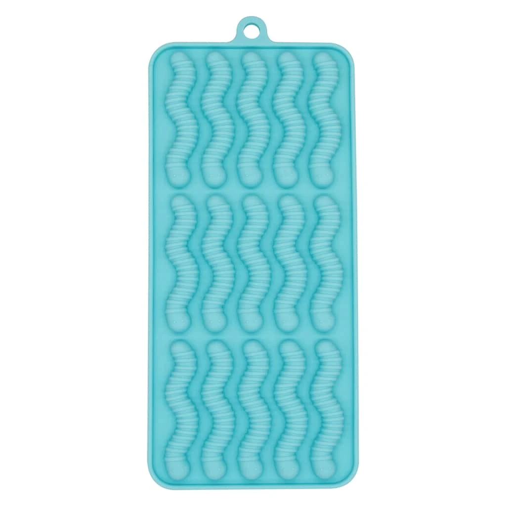 Wholesale 💯 Worm Silicone Candy Mold by Celebrate It™ ⭐ 1 Wholesale 💯 Worm Silicone Candy Mold by Celebrate It™ ⭐