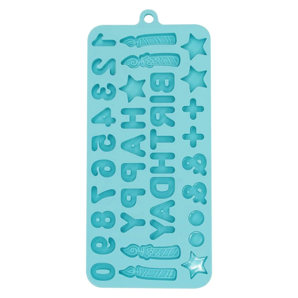 Best deal π― Happy Birthday Silicone Candy Mold by Celebrate It™ β 2 Best deal π― Happy Birthday Silicone Candy Mold by Celebrate It™ β - Image 2