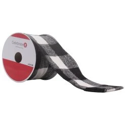 Cheap ✨ 3.5" Wired Buffalo Check Ribbon by Celebrate It™ 😉 Christmas 👍