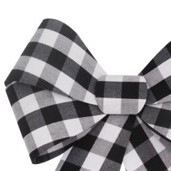 Coupon 😀 18" White & Black Plaid Bow by Celebrate It™ 👍 -Celebrate It Sales Shop 10669793 3