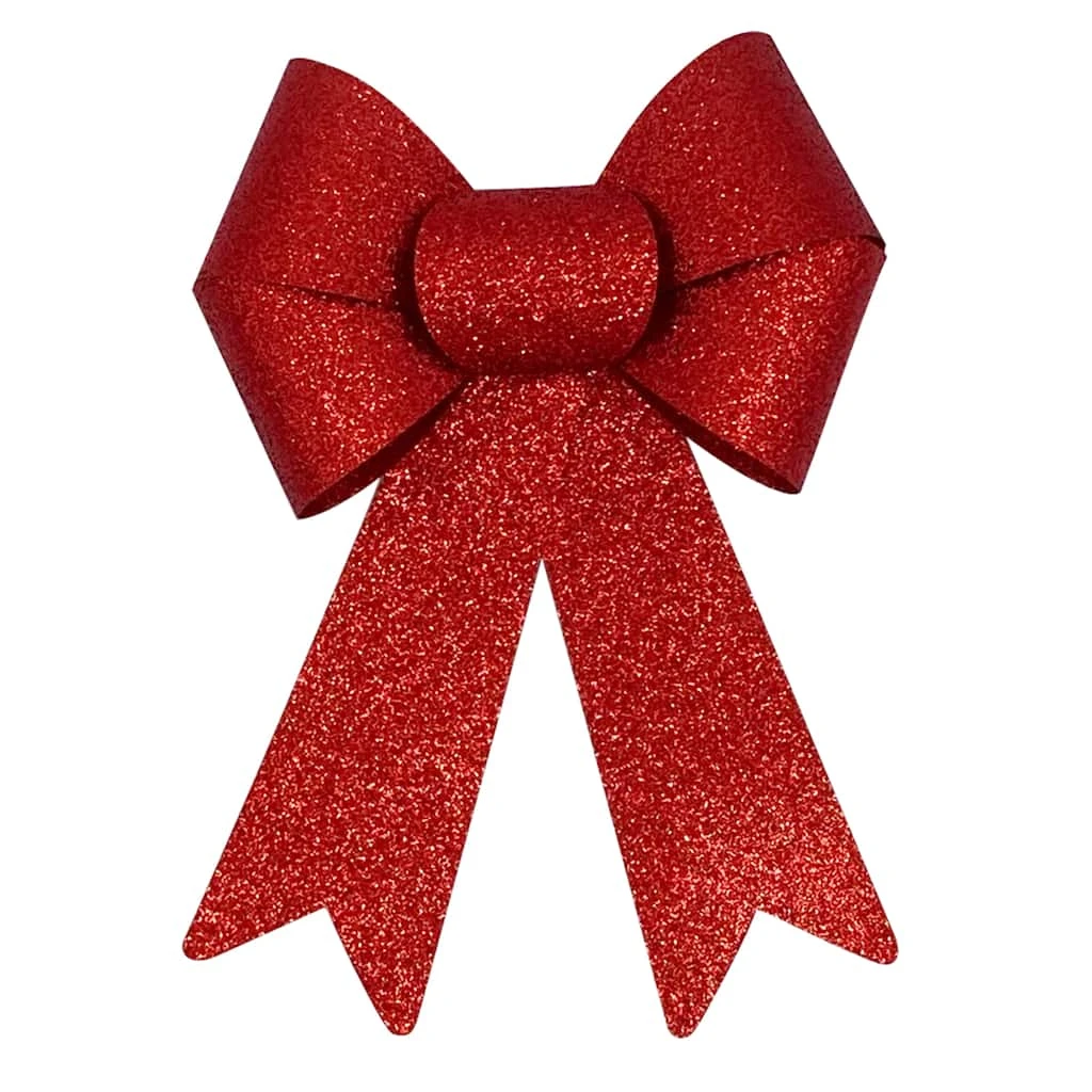 Brand new π 9" Red Glitter Bow by Celebrate It™ β Christmas π 1 Brand new π 9" Red Glitter Bow by Celebrate It™ β Christmas π