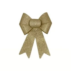 Best Sale 🤩 9" Gold Glitter Bow by Celebrate It™ 🎁 Christmas ✨