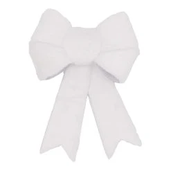 Brand new ❤️ 9" White Fur Bow by Celebrate It™ ✔️ Christmas 👏