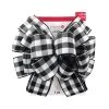 Wholesale 🤩 Black & White Buffalo Check Décor Bow by Celebrate It™ ⌛