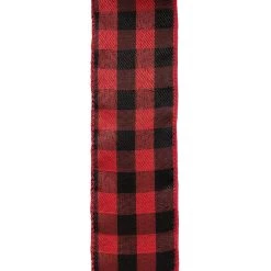 Best deal 👏 20.5" Red & Black Buffalo Check Tree Topper Bow by Celebrate It™ Christmas 🌟 -Celebrate It Sales Shop 10669931 3