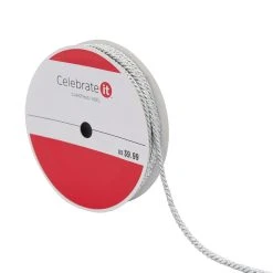 Buy ⌛ 1/8" Metallic Twisted Cord Ribbon by Celebrate It™ 🤩 Christmas ✔️