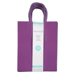 Best deal 😀 8 Packs: 13 ct. (104 total) Medium Purple Gift Bags by Celebrate It™ ⭐