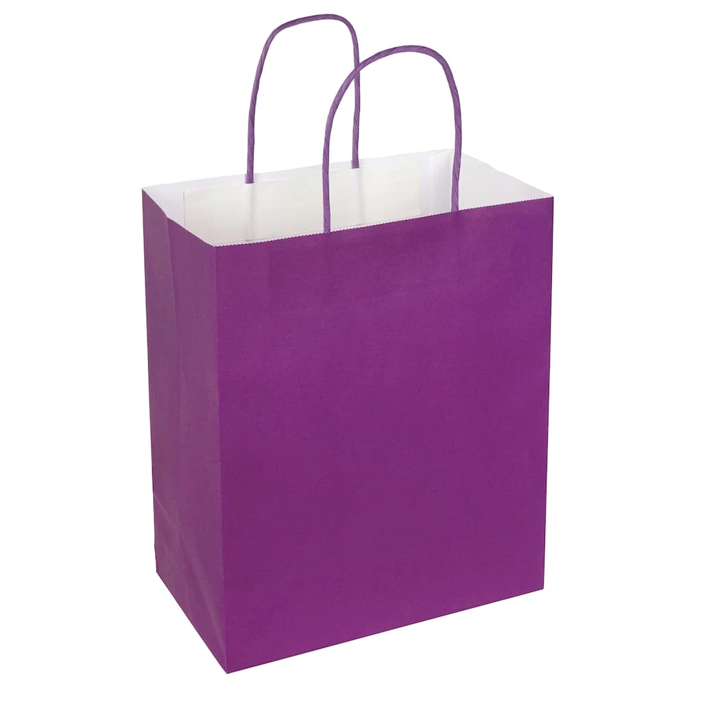 Best deal π 8 Packs: 13 ct. (104 total) Medium Purple Gift Bags by Celebrate It™ β 2 Best deal π 8 Packs: 13 ct. (104 total) Medium Purple Gift Bags by Celebrate It™ β - Image 2