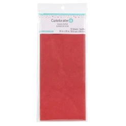Cheapest 💯 24 Packs: 12 ct. (288 total) Red Tissue Paper by Celebrate It™ 🌟