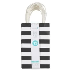Top 10 🎁 6 Packs: 13 ct. (78 total) Small Black & White Striped Gift Bags by Celebrate It™ 🎉