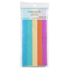 Cheap 👏 Bright Mix Tissue Paper by Celebrate It™, 15 Sheets ⭐