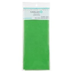 New 😍 24 Packs: 12 ct. (288 total) Festive Green Tissue Paper by Celebrate It™ 😉