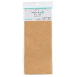 Deals ❤️ Kraft Tissue Paper by Celebrate It™, 12 Sheets ⭐