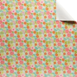 Budget ⭐ 12 Pack: Mint Floral Gift Wrap by Celebrate It™ 🧨