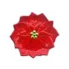 Deals ✔️ 8.5" Red Poinsettia Ceramic Appetizer Plate by Celebrate It™ Christmas ❤️
