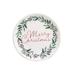 Best Pirce 🎉 8.5" Merry 🌟 Christmas Ceramic Plate by Celebrate It™ ❤️