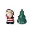 New 🔔 3" Santa & Tree Ceramic Salt & Pepper Shaker Set by Celebrate It™ Christmas ⌛