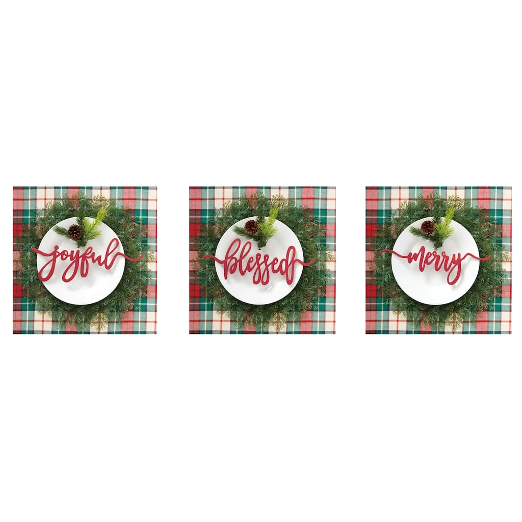 Top 10 π Red β Christmas Plate Décor by Celebrate It®, 3ct. π₯° 2 Top 10 π Red β Christmas Plate Décor by Celebrate It®, 3ct. π₯° - Image 2