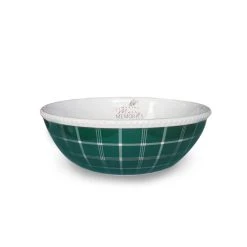 Top 10 😉 10" Green Plaid Ceramic Bowl by Celebrate It® Christmas 😀