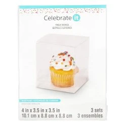 Brand new 🧨 12 Packs: 3 ct. (36 total) Clear Acetate Treat Boxes by Celebrate It® ⭐