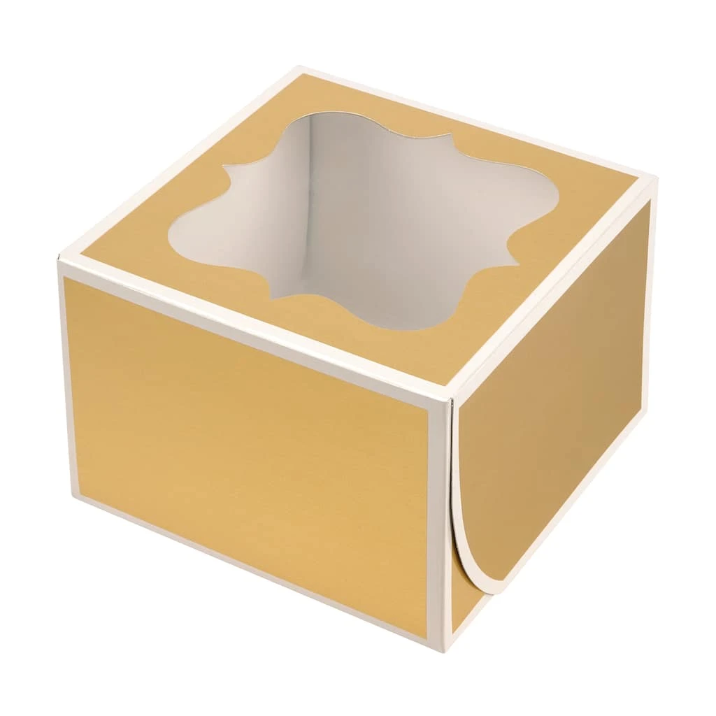 Cheapest 🧨 5" Gold Window Treat Boxes by Celebrate It®, 5ct. 🥰 2 Cheapest 🧨 5" Gold Window Treat Boxes by Celebrate It®, 5ct. 🥰 - Image 2