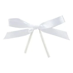 Cheapest ✨ White Bow Twist Ties by Celebrate It®, 12ct. 🥰