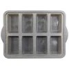 Outlet 😍 8-Cavity Metal-Reinforced Silicone Mini Loaf Pan by Celebrate It® ⌛
