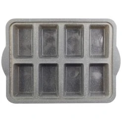 Outlet 😍 8-Cavity Metal-Reinforced Silicone Mini Loaf Pan by Celebrate It® ⌛