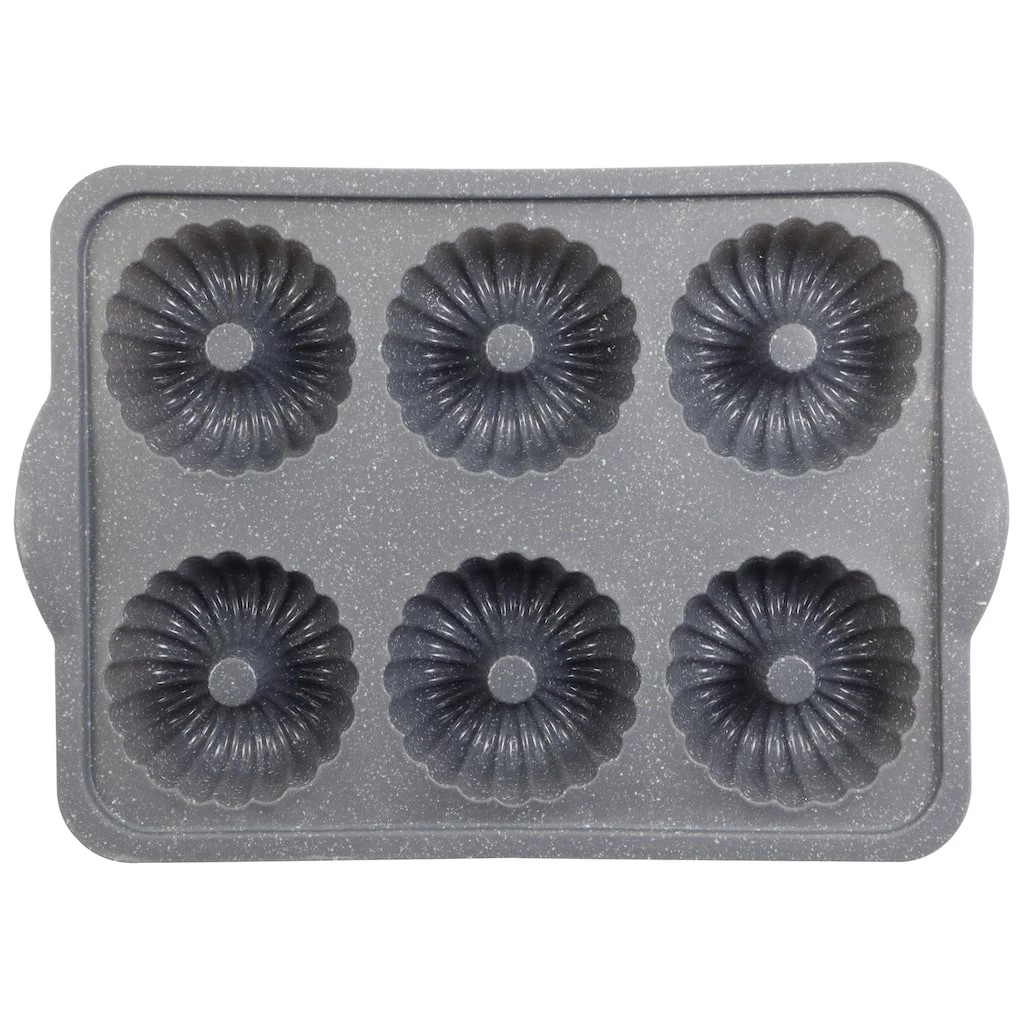 New ❤️ 6-Cavity Metal Reinforced Silicone Mini Fluted Cake Pan by Celebrate It® ✔️ 1 New ❤️ 6-Cavity Metal Reinforced Silicone Mini Fluted Cake Pan by Celebrate It® ✔️