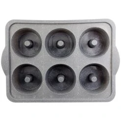 New 🎁 6-Cavity Metal Reinforced Silicone Mini Angel Food Cake Pan by Celebrate It™ 🛒