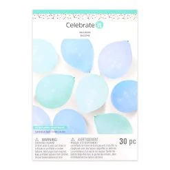 Cheapest ⌛ 12" Blue & Teal Balloons by Celebrate It™ ☀️ Summer, 30ct. ⌛
